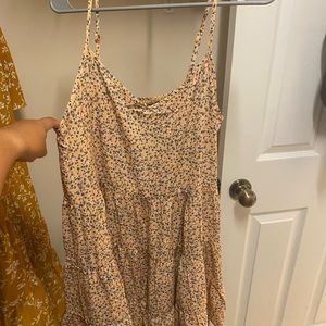 Light yellow floral Shein dress